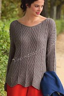 Пуловер со структурным узором из экохлопка