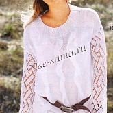 Пуловер с воланами Пуловер с воланами