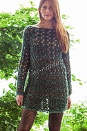 Короткое ажурное платье