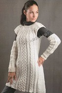 Белое платье и митенки