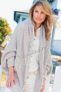Жакет спицами без застёжки