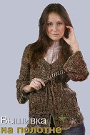 Пестрый жакет с цветочками