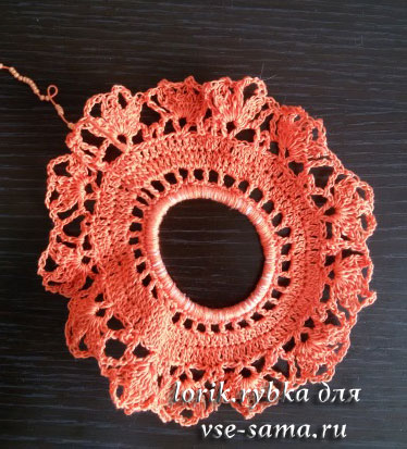 продолжаем вязать по схеме продолжаем вязать по схеме