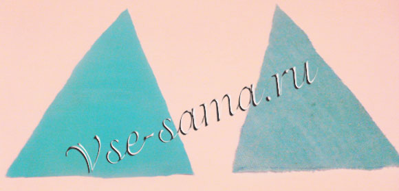 Шьем ёлочки для ёлки-3