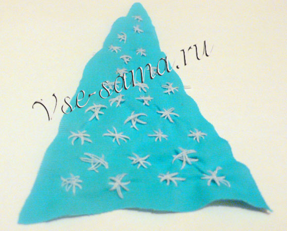 Шьем ёлочки для ёлки-4