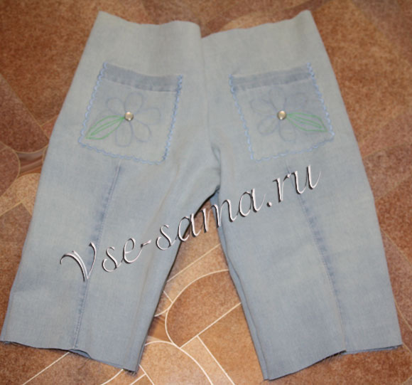 Бриджи или вторая жизнь рубашки, 7