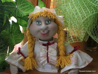 Кукла-пакетница. Мастер-класс от Жаным -6-1