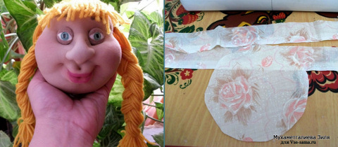 Кукла-пакетница. Мастер-класс от Жаным -6
