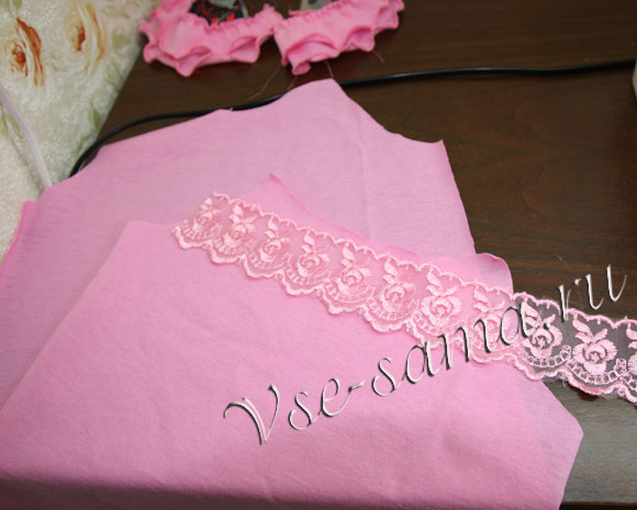 Розовый топ, этап 5