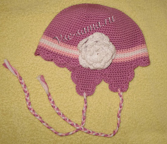 Шапка с ушками