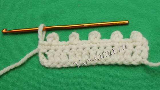 Пико из столбиков без накида