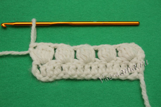 Шишечка из 5 столбиков с 1 накидом