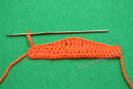 Скос - вязание крючком