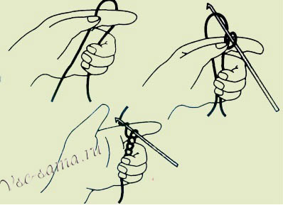 Петля крючком