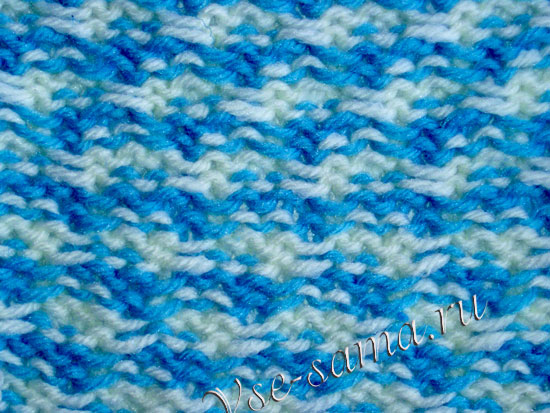 Сине-белый узор