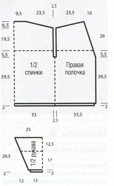 Выкройка для жакета Выкройка для жакета