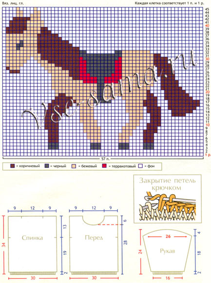 Свитерок - В путь, схема