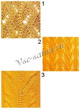 Ажурные узоры с косами Ажурные узоры с косами