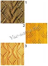 Ажурные узоры с косами Ажурные узоры с косами