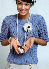 Узорчатый пуловер Узорчатый пуловер