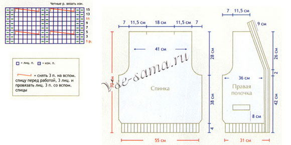 Схема вязания Схема вязания