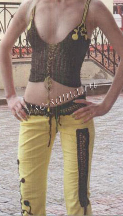 Пляжный комплект крючком, 2