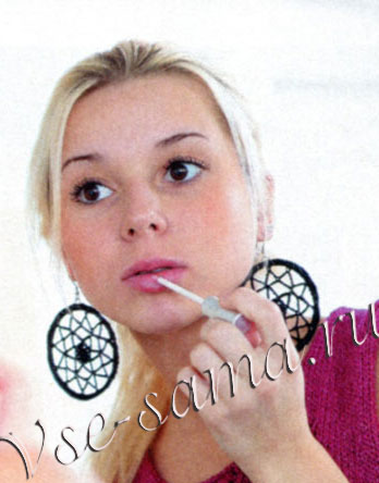 Серьги Паутинка Серьги Паутинка