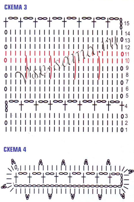 Ажурные жакет и топ, схема 2