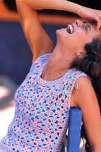 Топ - Нежная шахматка Топ - Нежная шахматка