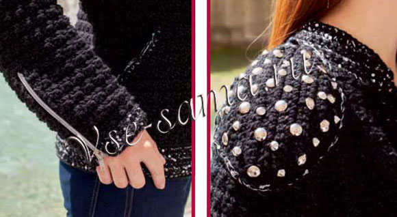 Жакет в байкерском стиле, фото 2