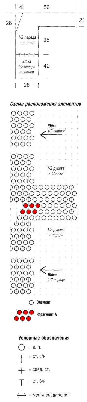 Пуловер и платье с бантиками 1 Пуловер и платье с бантиками 1