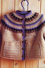 Жакет и шарф - Исландский мотив