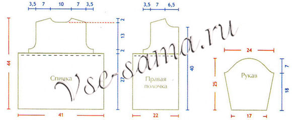 пальто для ребенка крючком, шапочка, выкройка