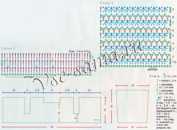 Платье - день ангела, схема