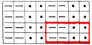 Схема вязания шарфа с кистями Схема вязания шарфа с кистями