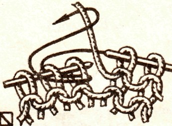 рис 10 рис 10 - Две петли вместе изнаночной скрещенной петлёй