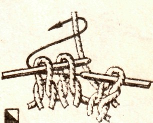 рис 7 рис 7 - Две или несколько петель вместе лицевой скрещенной петлёй
