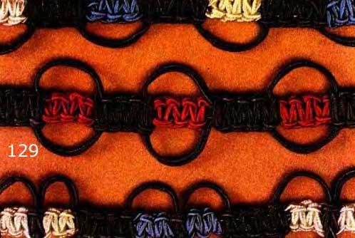 Цветные плоские цепочки с пико  Цветные плоские цепочки с пико