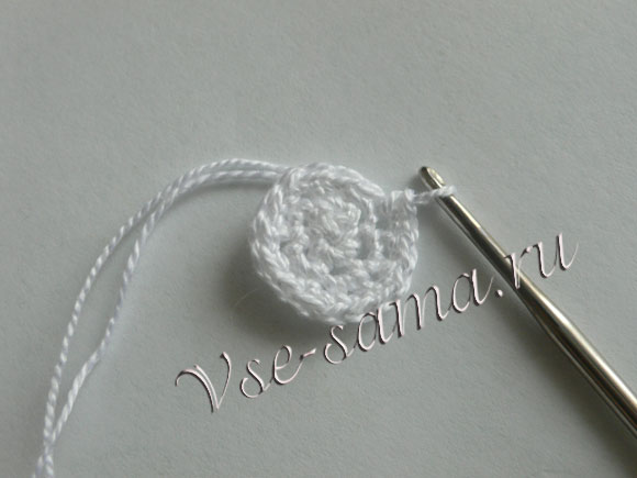 Бусы из обвязанных бусин-6