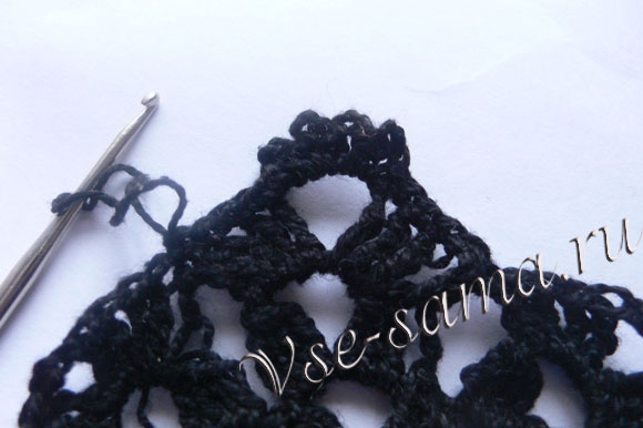 Кружевные игрушки на елочку крючком-8