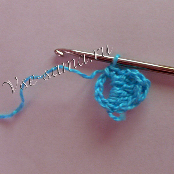 МК - Декоративная подушка из мотивов крючком - 4