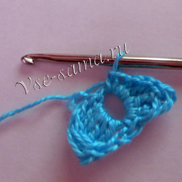 МК - Декоративная подушка из мотивов крючком - 5