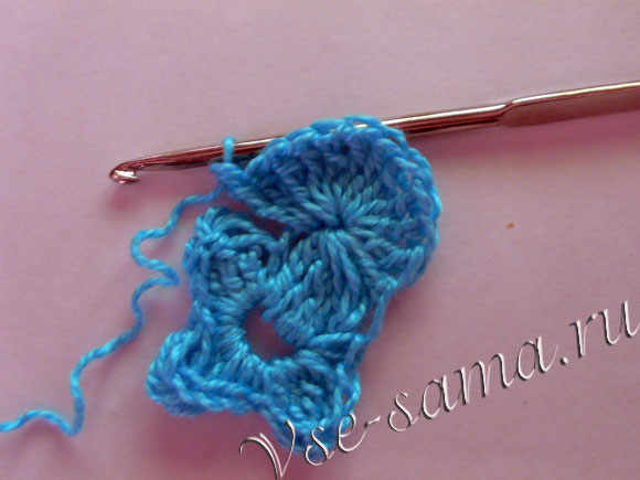 МК - Декоративная подушка из мотивов крючком - 7