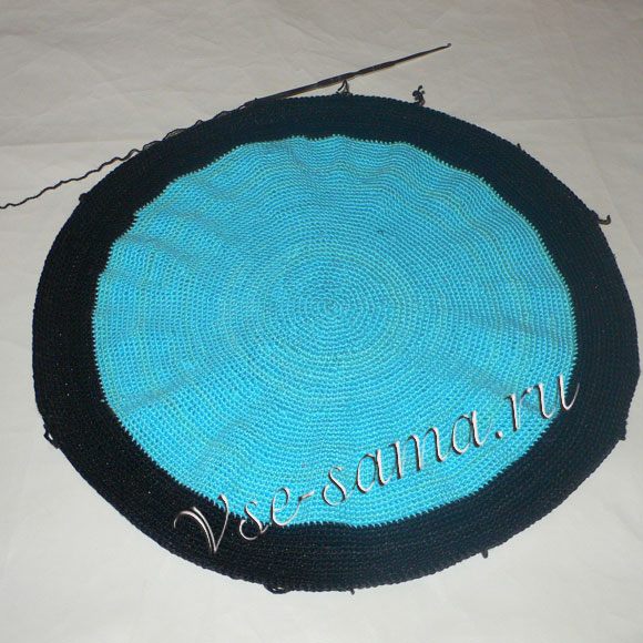 МК - Коврик с цветами крючком-3 МК - Коврик с цветами крючком-3