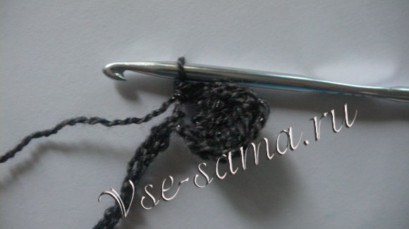 МК - Осенний шарф крючком-10