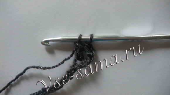 МК - Осенний шарф крючком-6