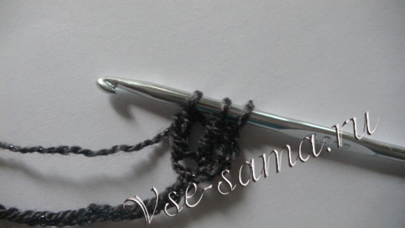 МК - Осенний шарф крючком-7