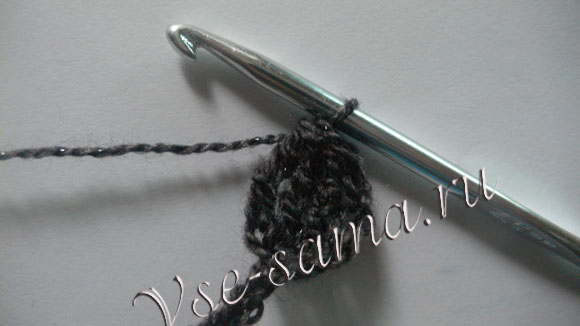 МК - Осенний шарф крючком-9