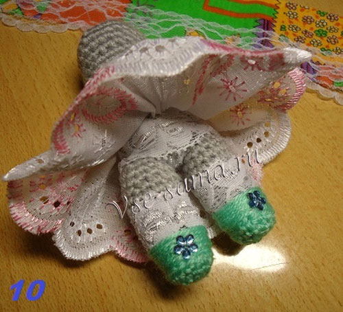 Мастер-класс - Овечка-рукодельница Дуняша, фото 10