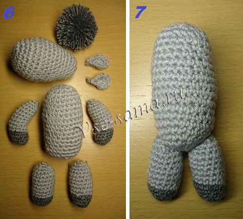 Мастер-класс - Овечка-рукодельница Дуняша, фото 6-7